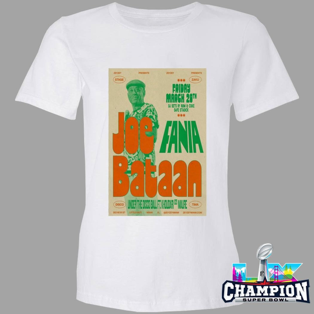 Joe Bataan Mar 20 2026 Safe Stadick Shirt