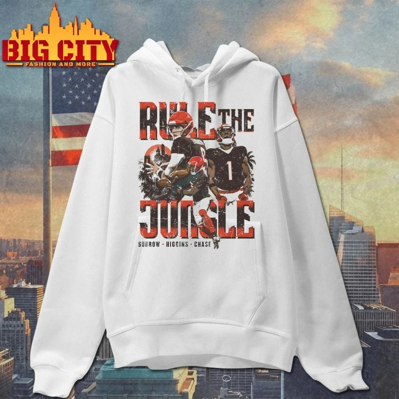 Joe Burrow Cincinnati Rule The Jungle Shirt