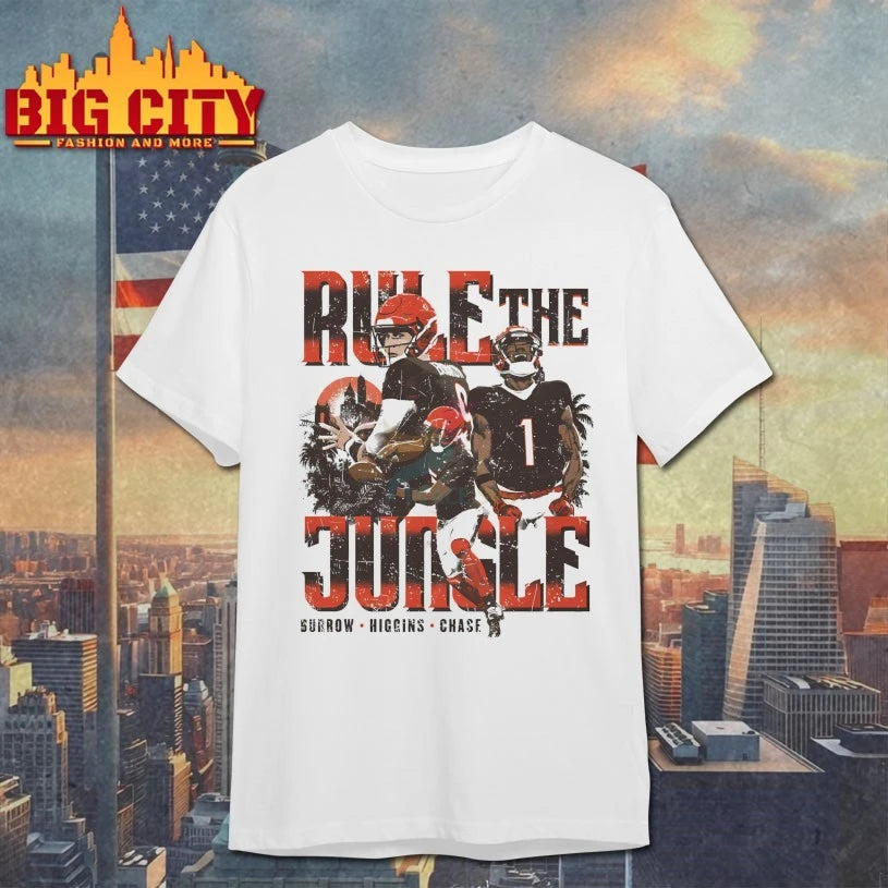 Joe Burrow Cincinnati Rule The Jungle Shirt