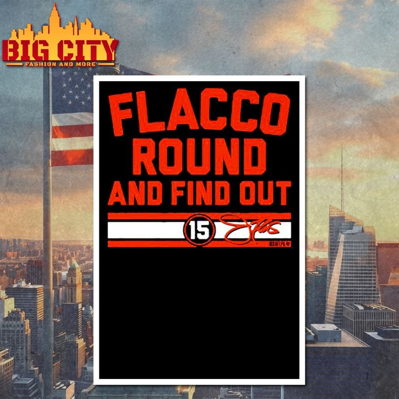 Joe Flacco Round and Find Out Cleveland Football Shirt