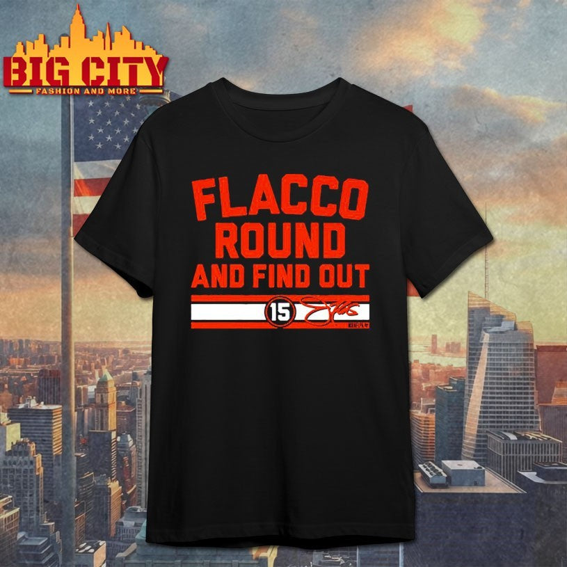Joe Flacco Round and Find Out Cleveland Football Shirt