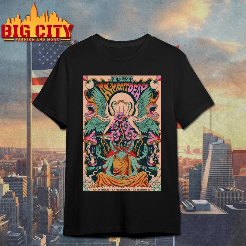 Joe Russo’s Almost Dead Nov 14 2025 Philadelphia PA Poster Shirt