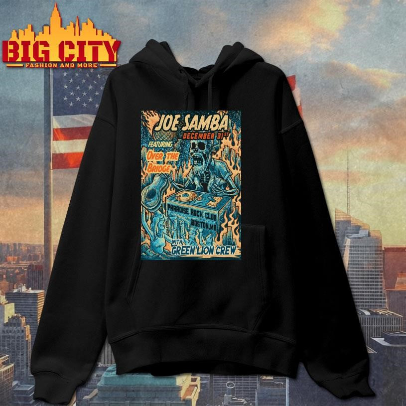 Joe Samba Boston MA 12.31.2025 NYE Poster Shirt