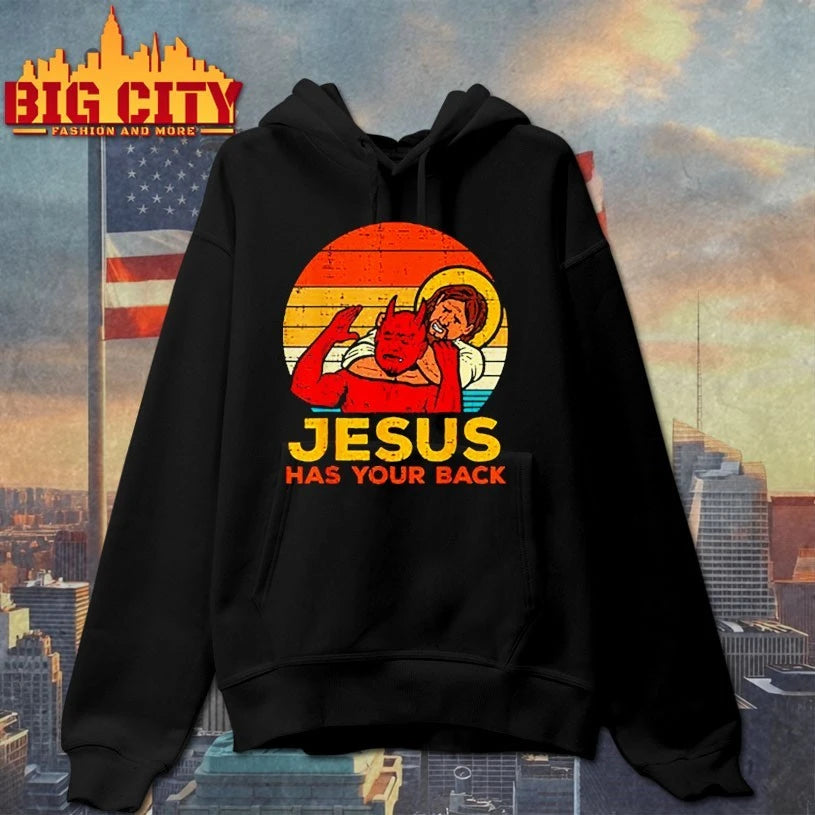 Joe biggs Jesus has Your back vintage shirt