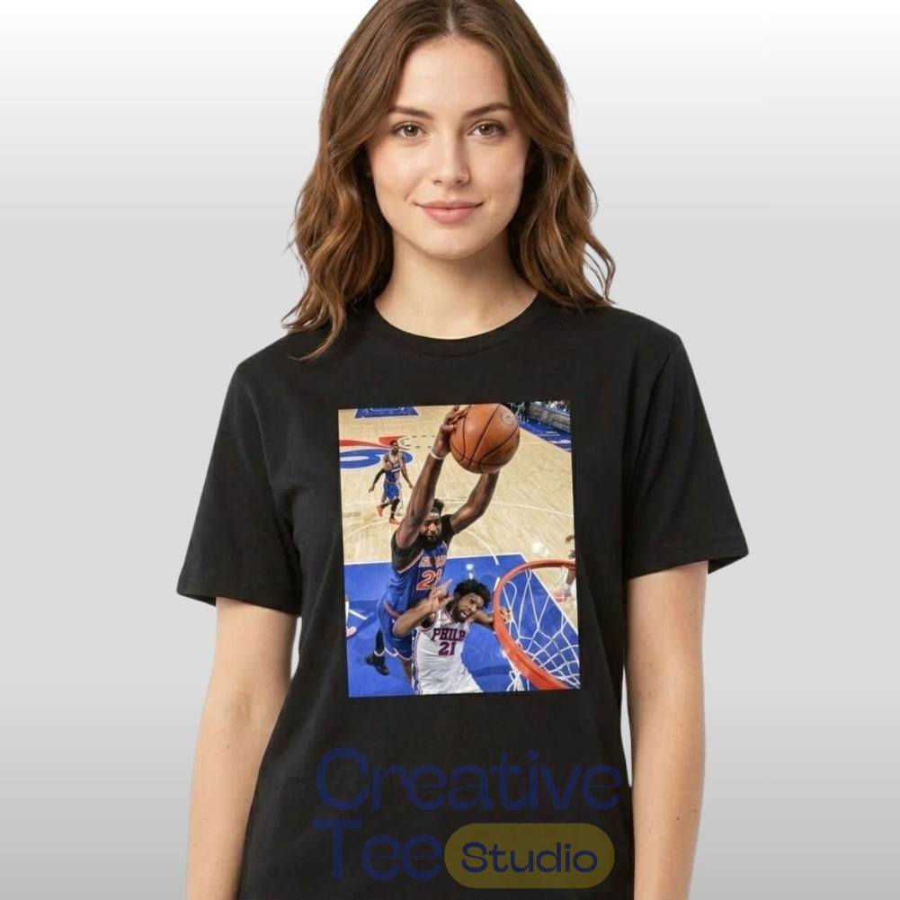Joel Embiid Mitchell Robinson Dunking T-Shirt