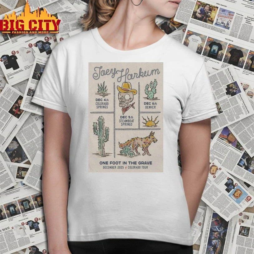 Joey Harkum December 2025 Tour Colorado Poster shirt