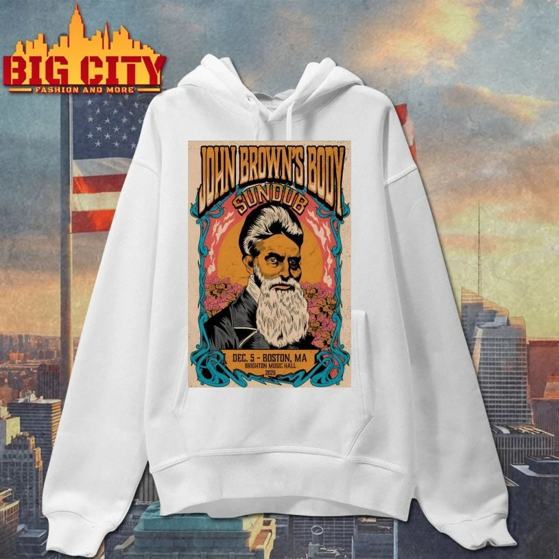 John Brown’s Body Dec 5 2025 Brighton Music Hall Boston MA poster shirt