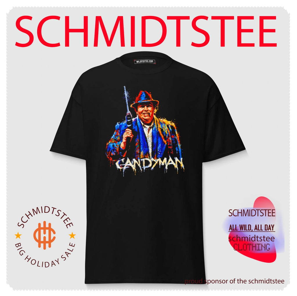 John Candy Candyman Distressed Mashup parody shirt