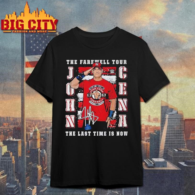 John Cena Farewell Tour 2025 The last time is now signature shirt