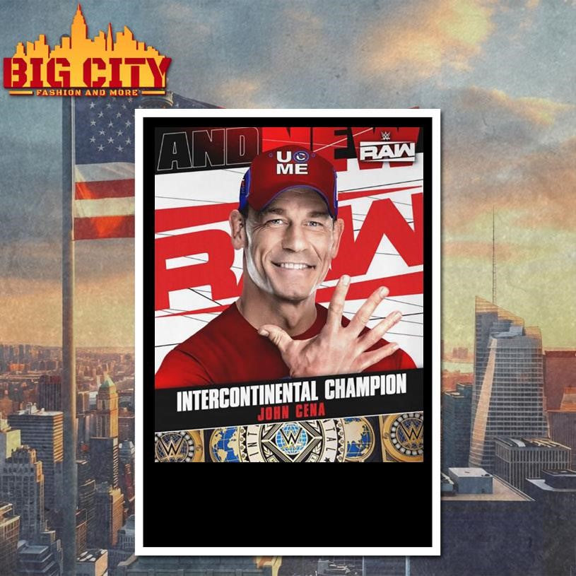John Cena Intercontinental Champion 2025 shirt