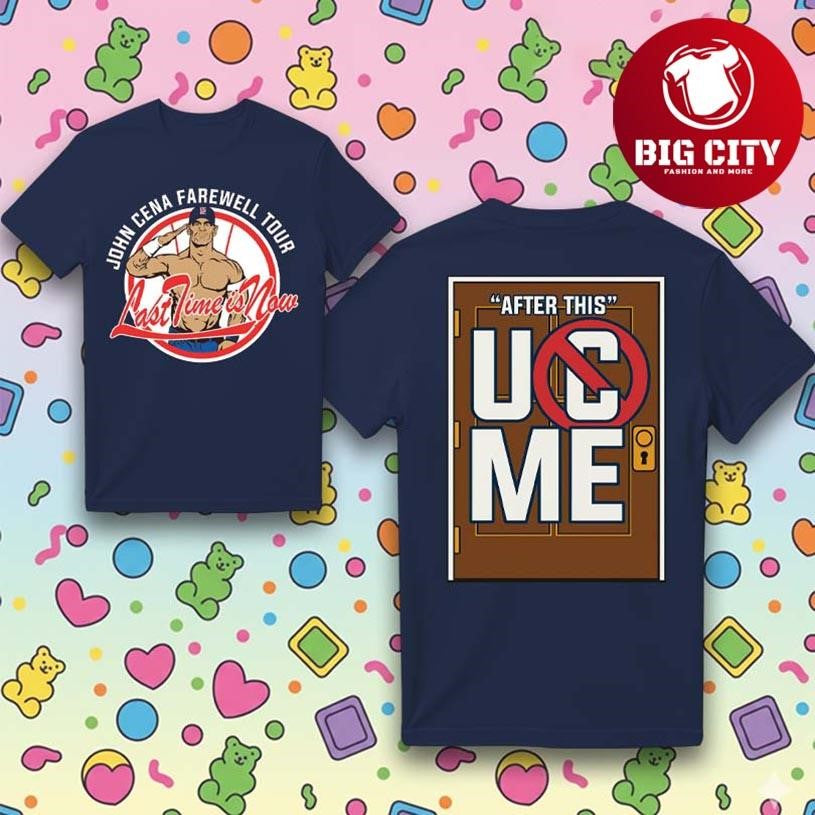 John Cena NYC Last Time Is Now 2025 Two Sided Shirt