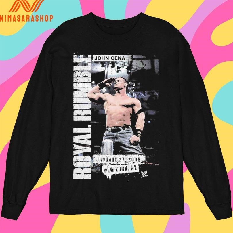 John Cena Royal Rumble January 27 2008 New York Ny Shirts