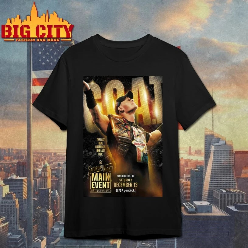 John Cena Saturday Night’s Main Event December 13 Poster shirt