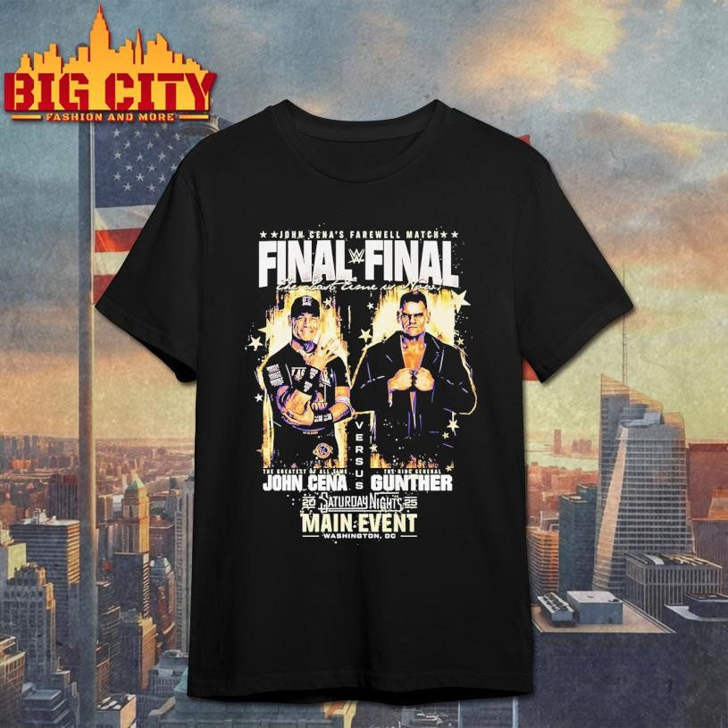 John Cena Saturday Night’s Main Event Final Match Cena vs Gunther 2025 Shirt