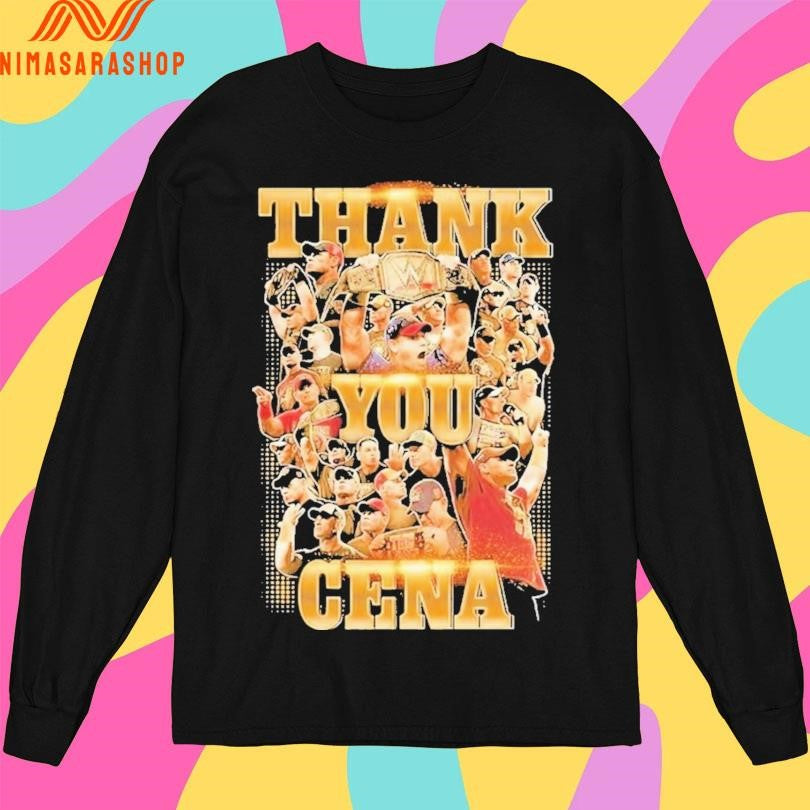 John Cena Thank You Cena Gold Shirts