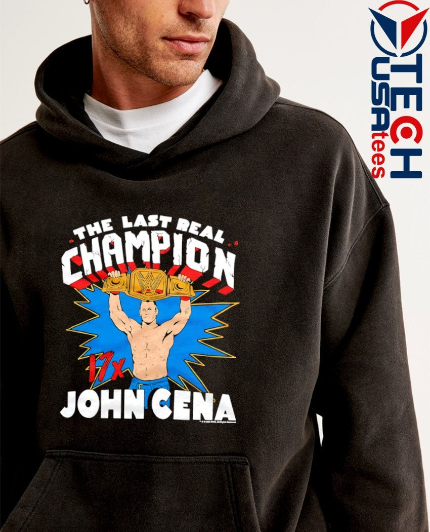 John Cena The Last Real Champion 17X Hustle Loyalty Respect shirt