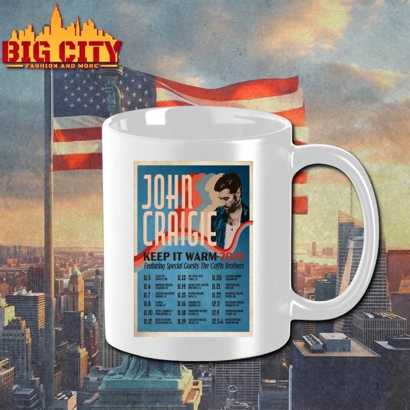 John Craigie Keep It Warm 2025 Tour Poster shirt