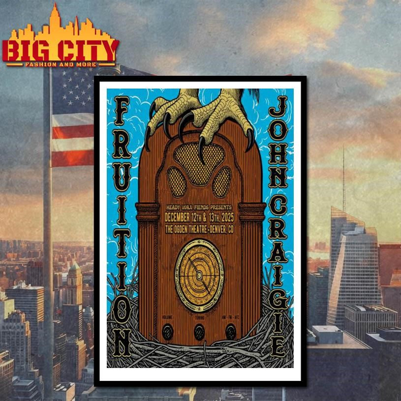 John Craigie With Fruiton In Denver CO On Dec 12-13 2025 Poster Shirt