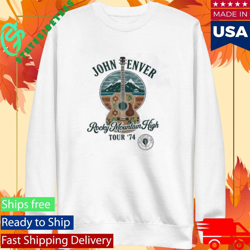 John Denver Rocky Mountain High Tour 74 Shirt