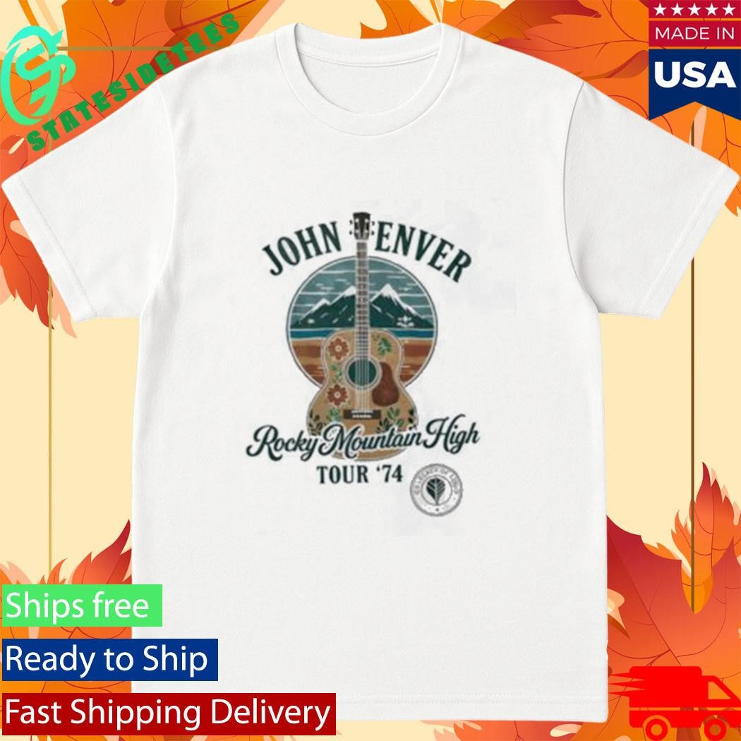 John Denver Rocky Mountain High Tour 74 Shirt