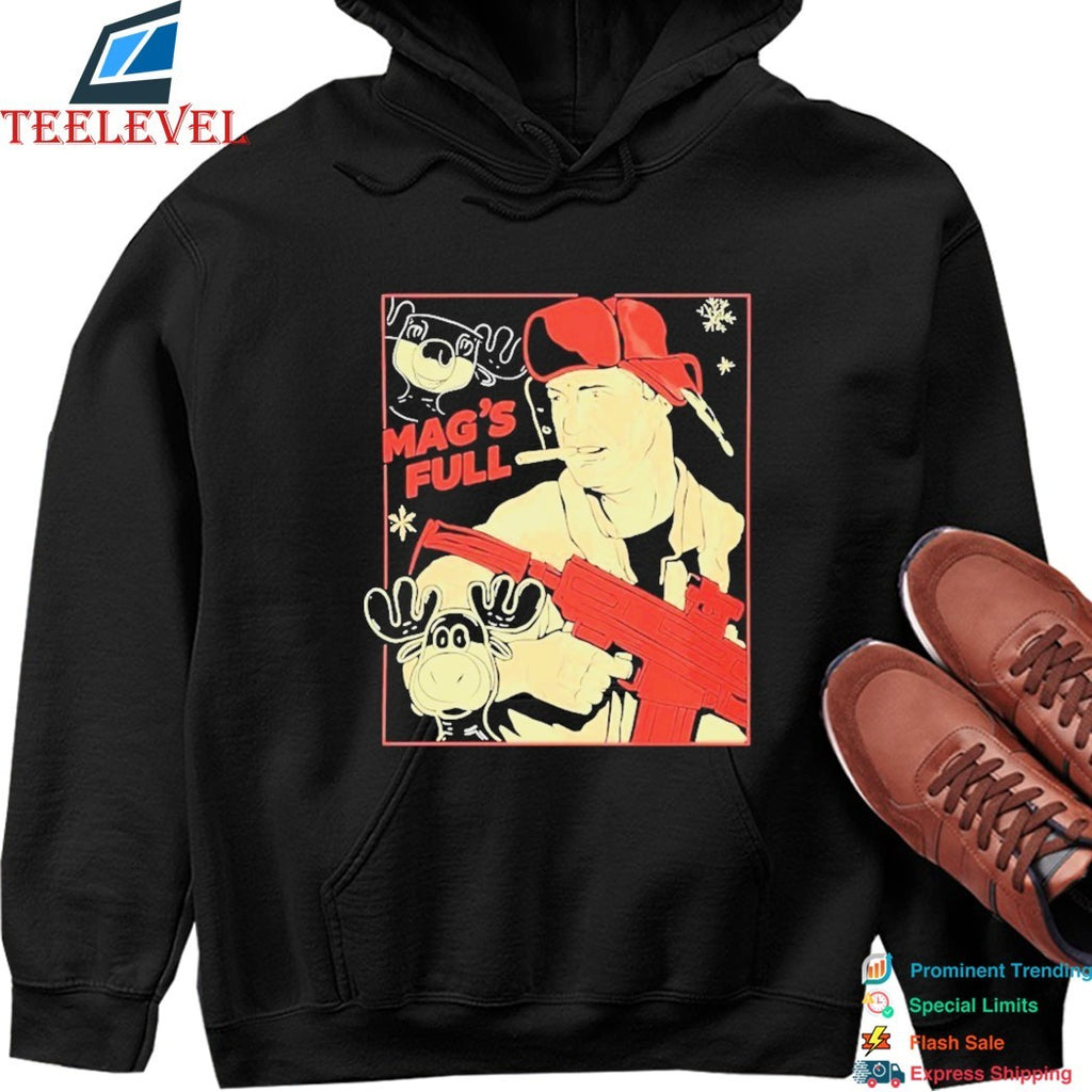 John McClane Die Hard Mag’s Full Cigarettes T-Shirts