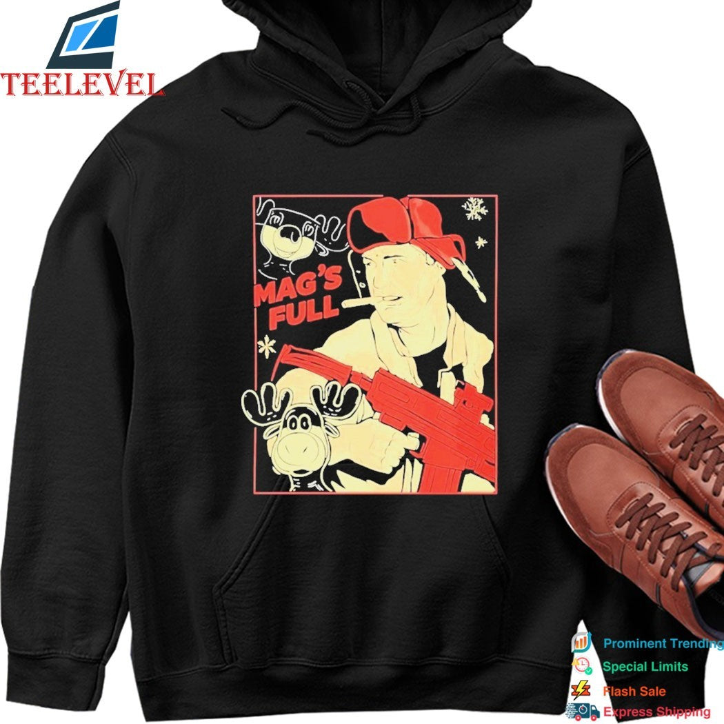 John McClane Die Hard Mag’s Full Cigarettes T-Shirts