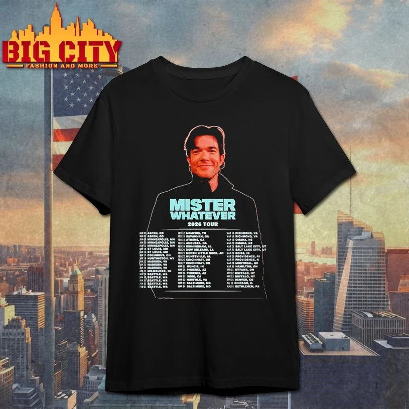 John Mulaney Mister Whatever N.America Tour 2026 shirt
