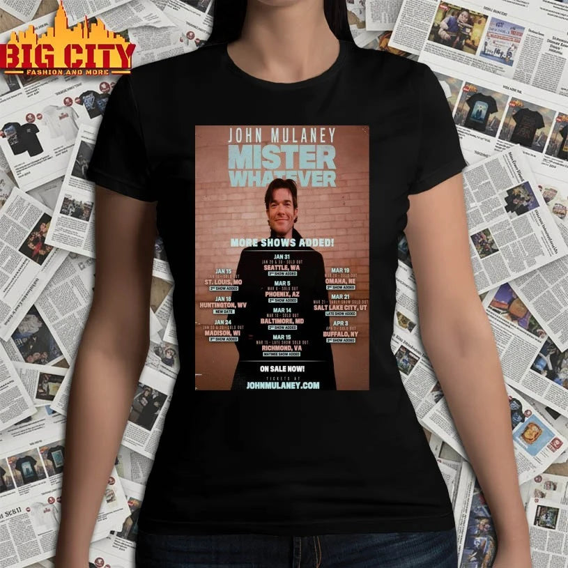 John Mulaney Tour Jan 2026 Poster shirt