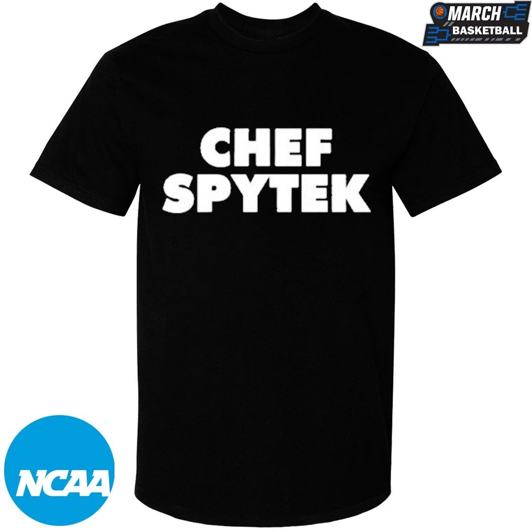 John Spytek Wearing Chef Spytek T-Shirts