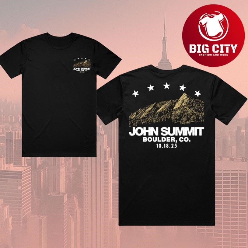 John Summit Industrial Boulder 2025 New Two Sided Shirt
