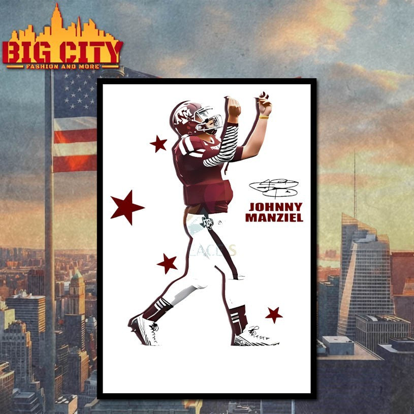 Johnny Manziel Texas Am Aggies College Football Quarterback Shirts