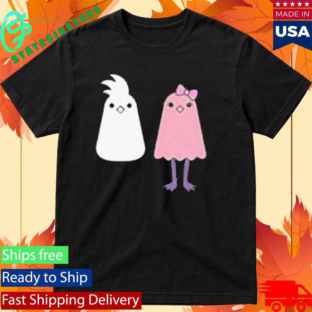 Johnwowcool Just Two Birds Shirt