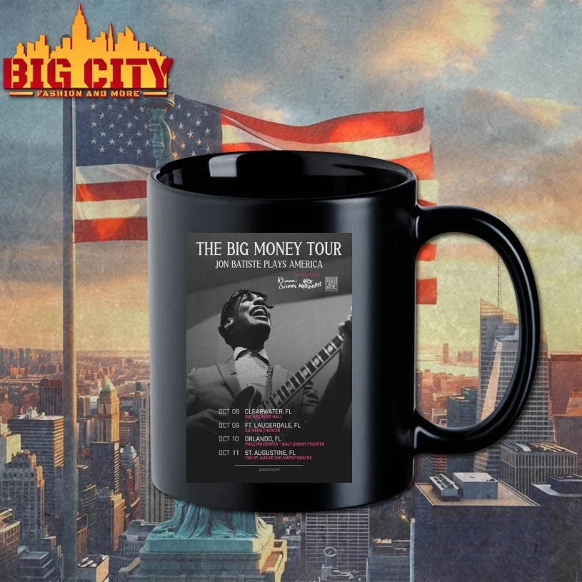 Jon Batiste The Big Money Tour Florida Oct 2025 Poster shirt