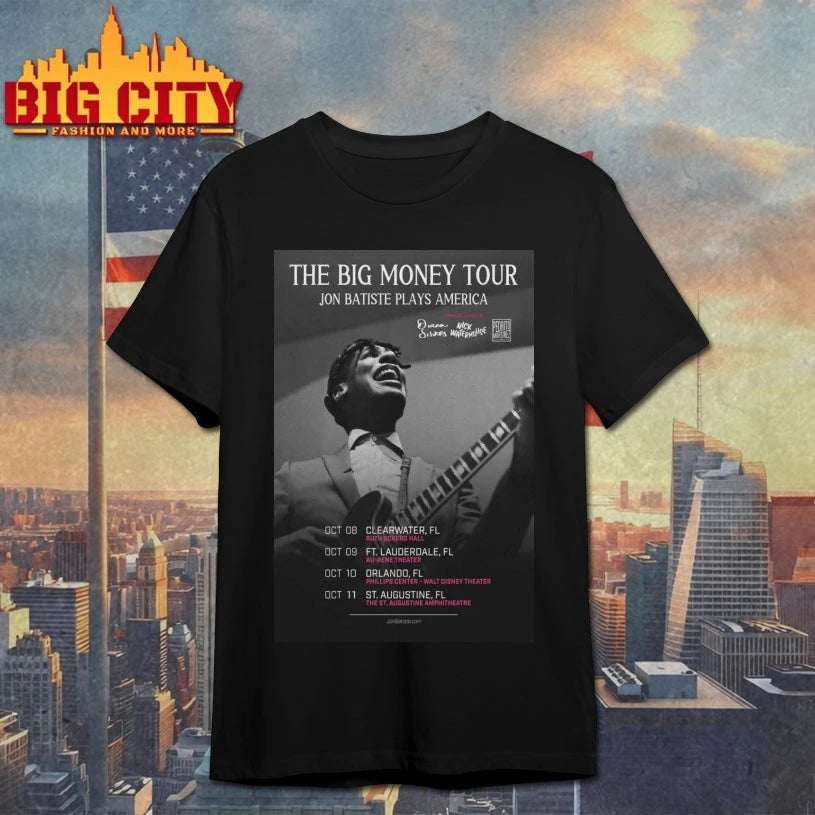 Jon Batiste The Big Money Tour Florida Oct 2025 Poster shirt