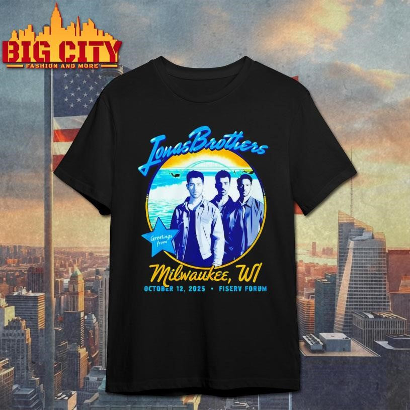 Jonas Brothers 10 12 2025 Milwaukee Wi Shirt