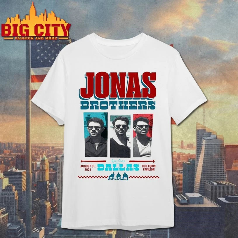 Jonas Brothers Aug 31, 2025 Dos Equis Pavilion, Dallas, TX Shirt