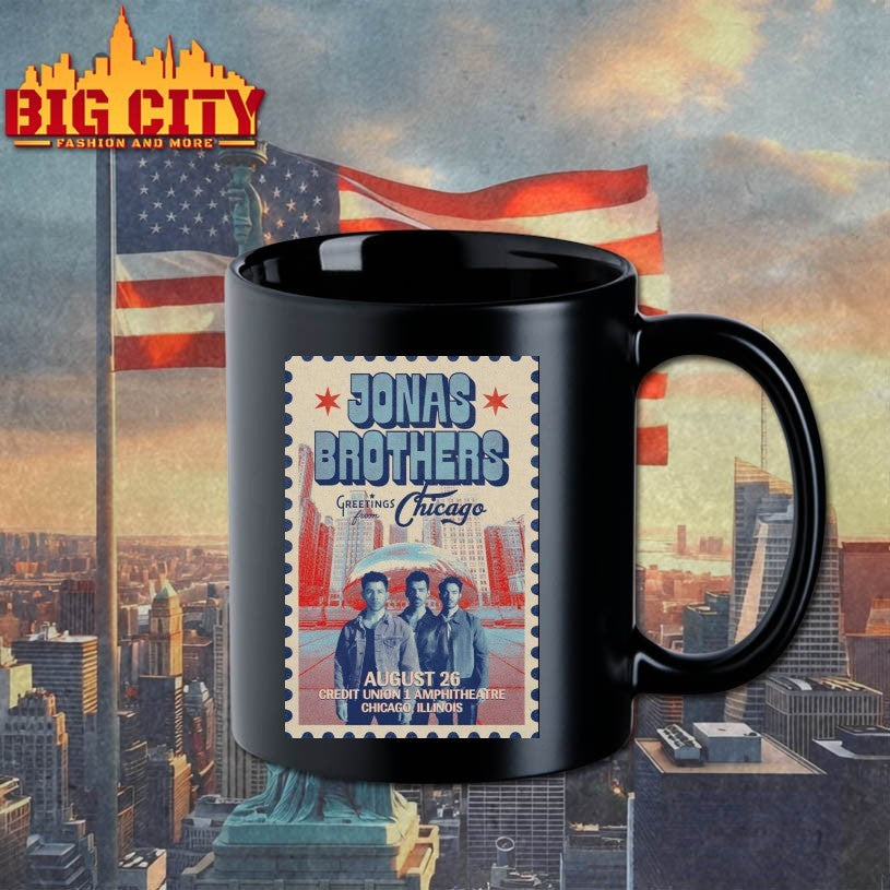 Jonas Brothers August 26 2025 Credit Union 1 Amphitheatre In Tinley Park IL Poster Shirts