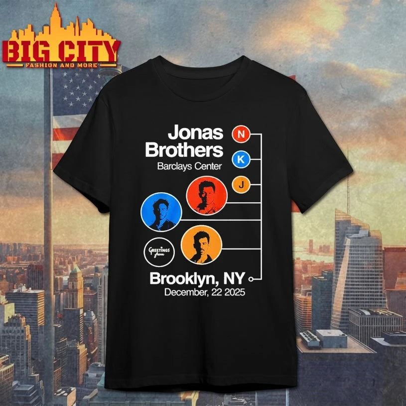 Jonas Brothers Barclays Center N K J Greetings From Brooklyn Ny Shirt