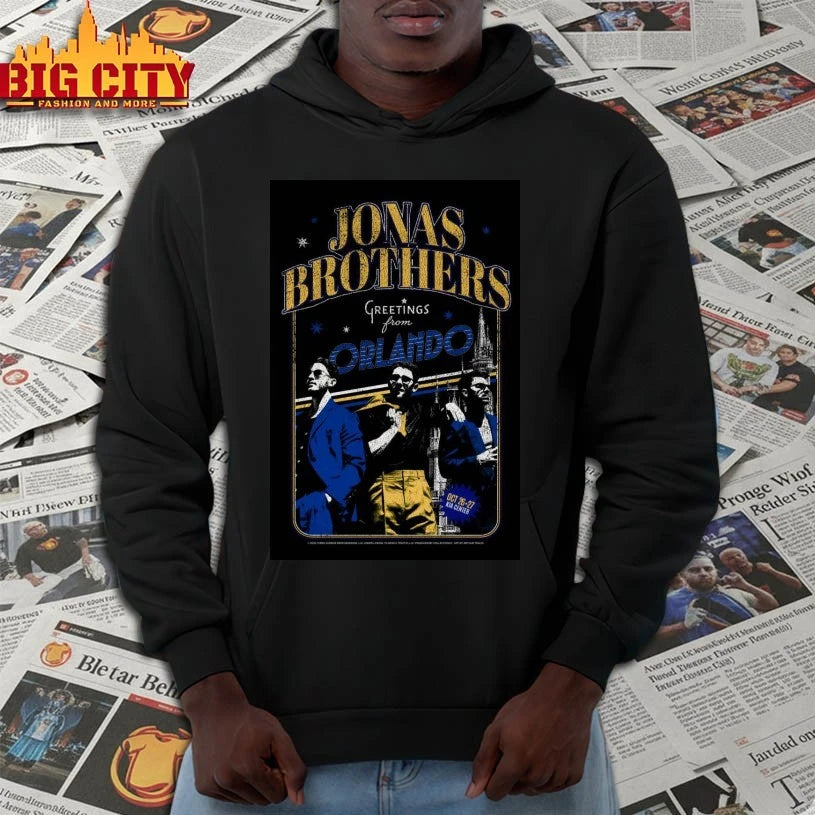 Jonas Brothers Concert Orlando, Florida Oct 26 + 27, 2025 Poster shirt