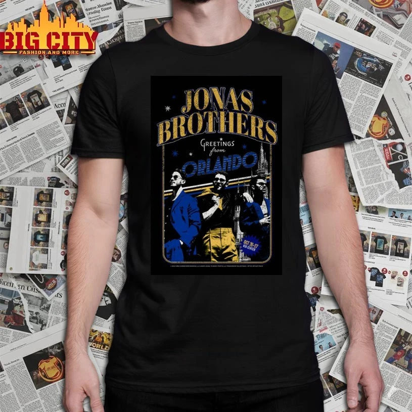 Jonas Brothers Concert Orlando, Florida Oct 26 + 27, 2025 Poster shirt