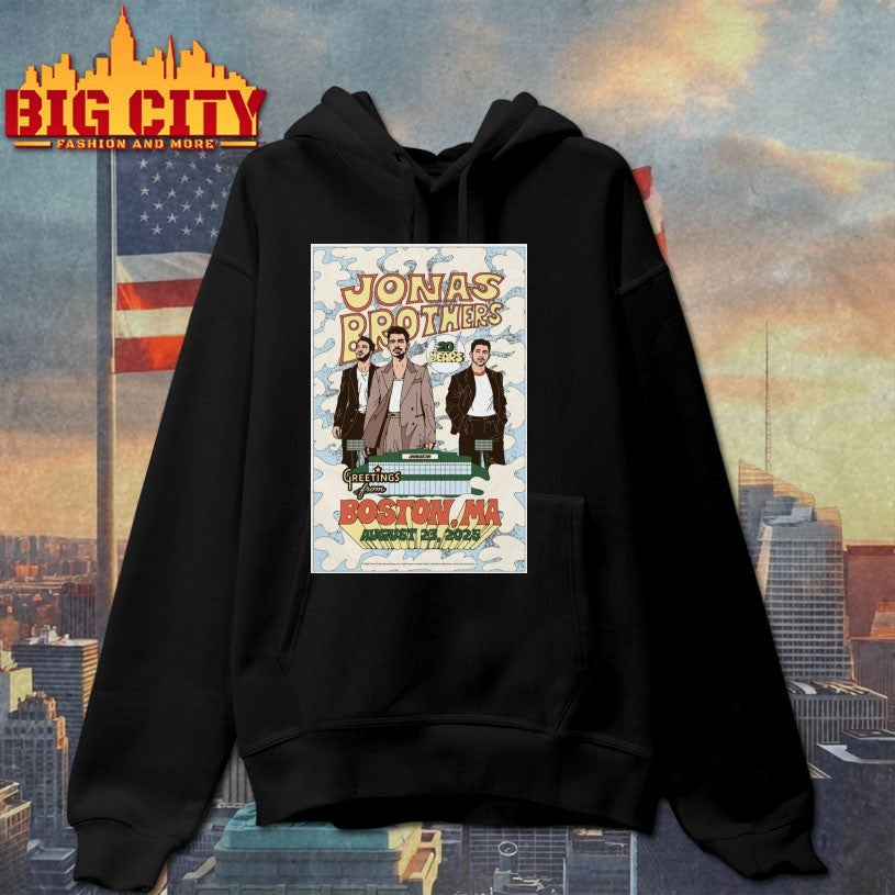 Jonas Brothers Fenway Park In Boston MA Aug 23 2025 Poster Shirt
