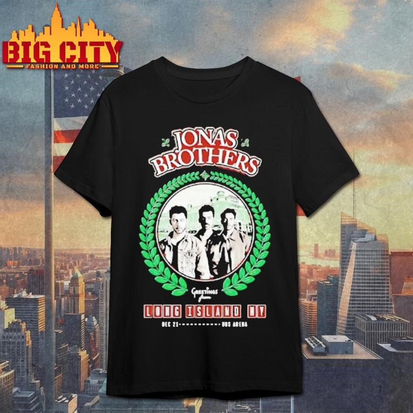 Jonas Brothers Greetings From Long Island Ny Tour At Ubs Arena On Dec 21 2025 Shirt