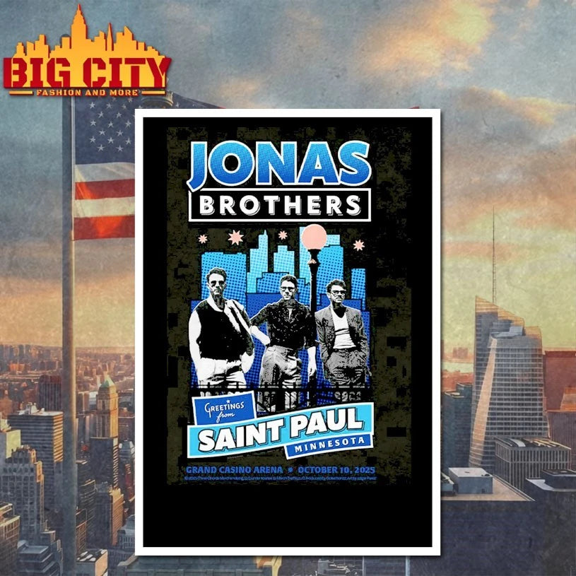 Jonas Brothers Greetings From Saint Paul Minnesota Shirt