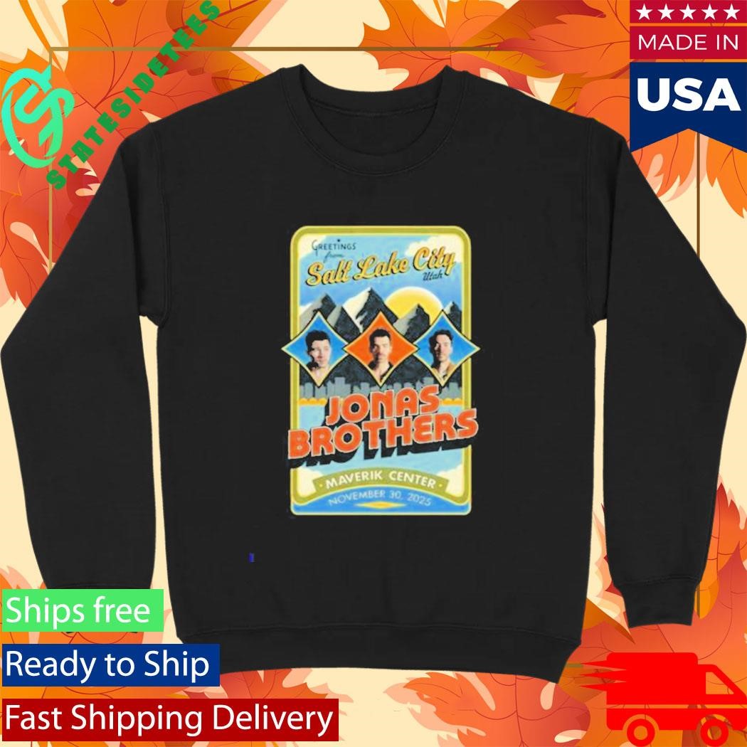 Jonas Brothers Greetings From Salt Lake City Utah Shirt