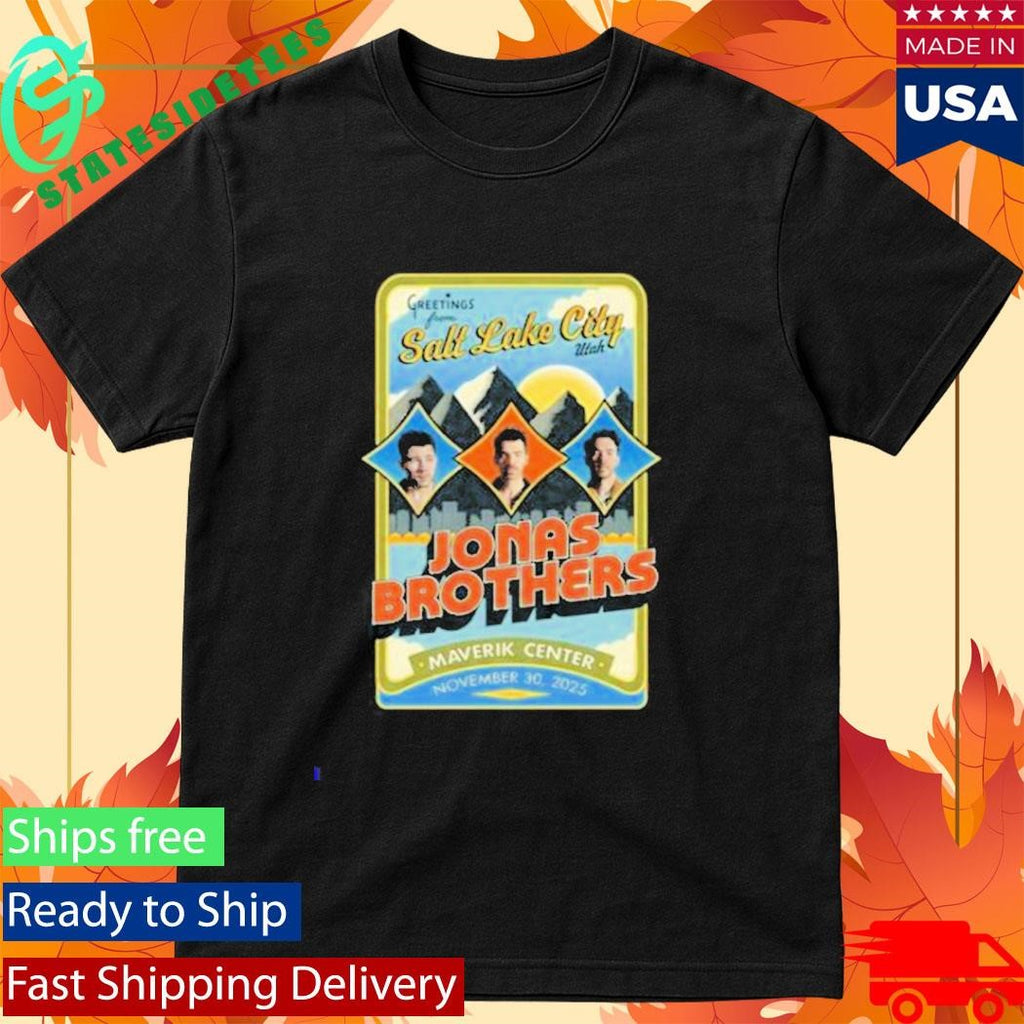 Jonas Brothers Greetings From Salt Lake City Utah Shirt