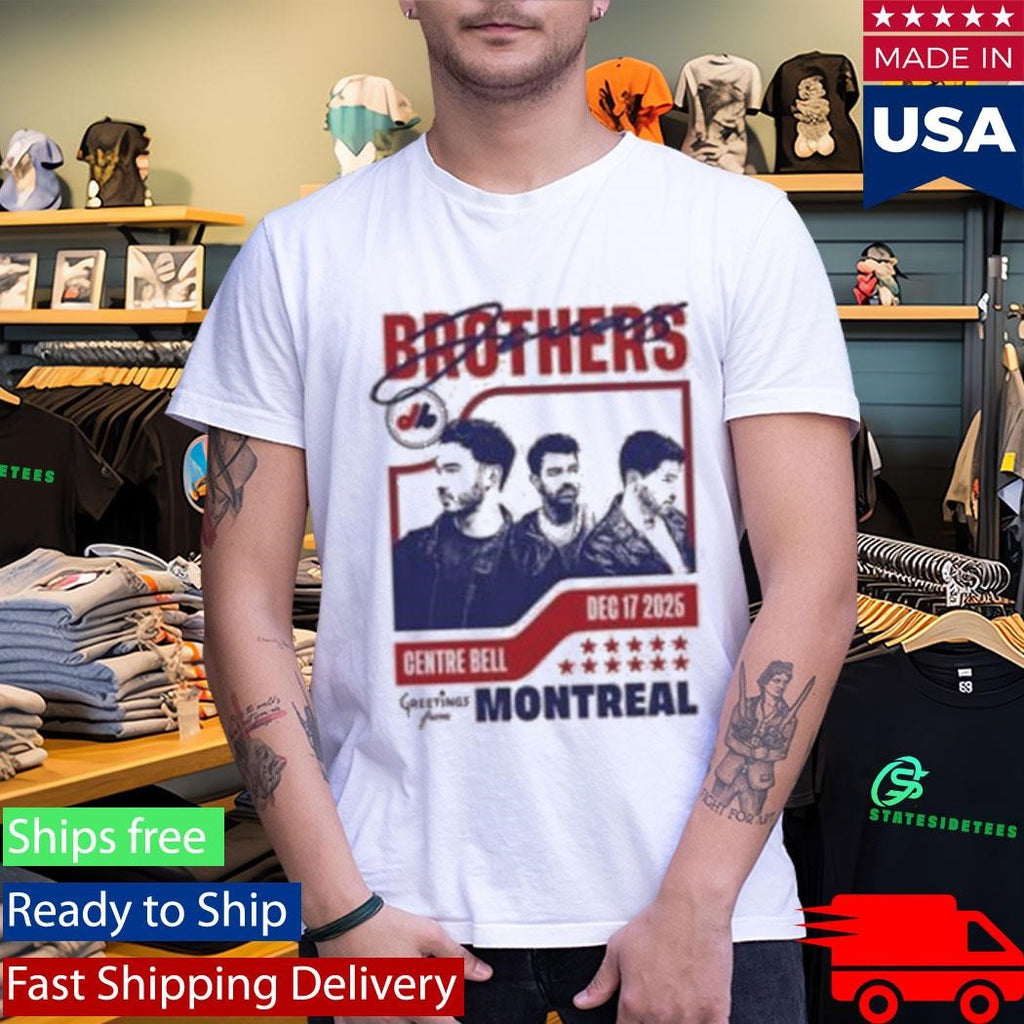 Jonas Brothers Greetings From Your Hometown Montreal Shirt