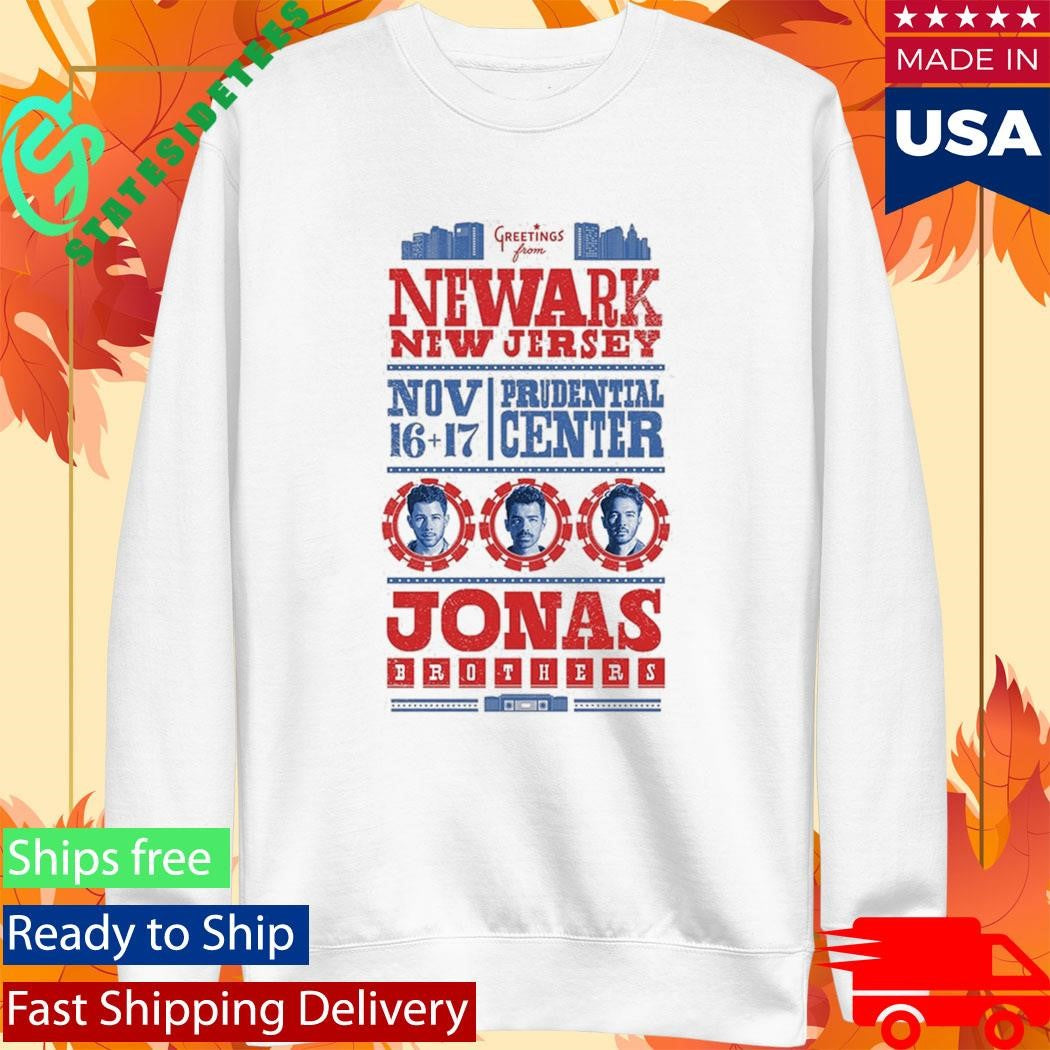 Jonas Brothers Greetings From Your Hometown Newark Nj Shirt