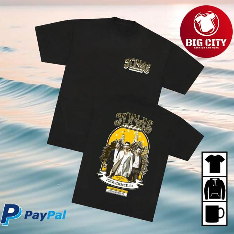 Jonas Brothers Greetings From Your Hometown Providence Ri Two Sided Shirt