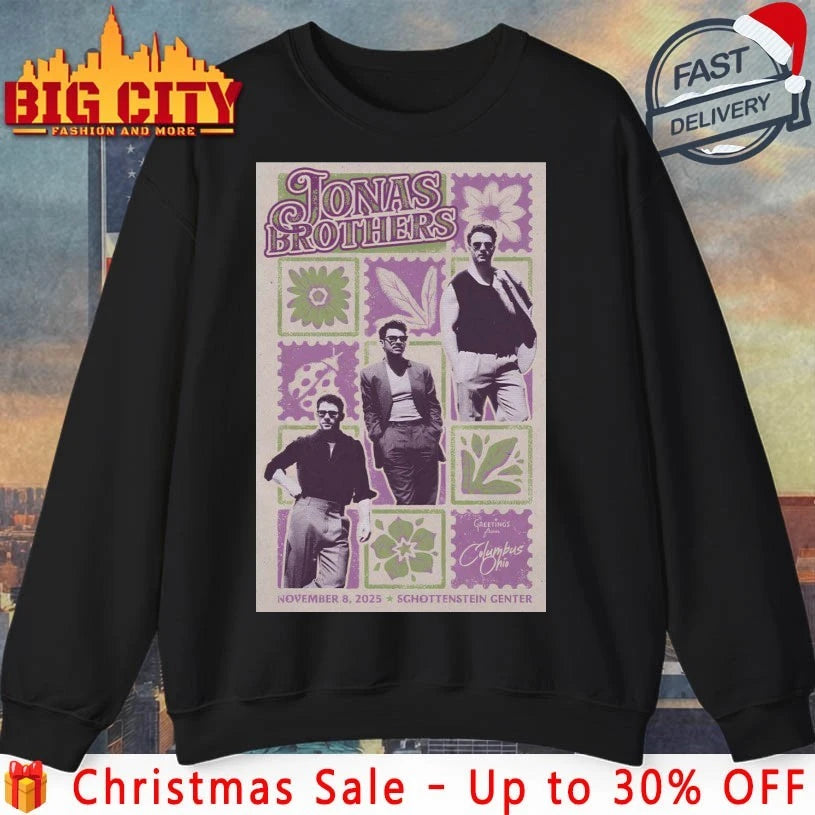 Jonas Brothers Nov 08 2025 Value City Arena, Columbus, OH Poster shirt