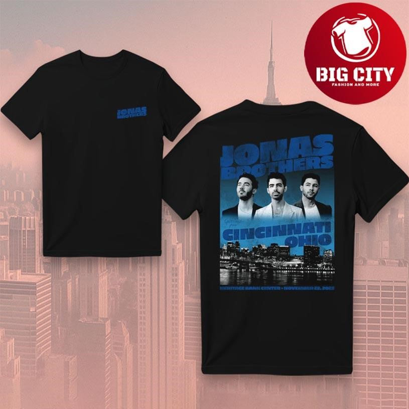 Jonas Brothers Nov 22 2025 Cincinnati Two Sided Shirt